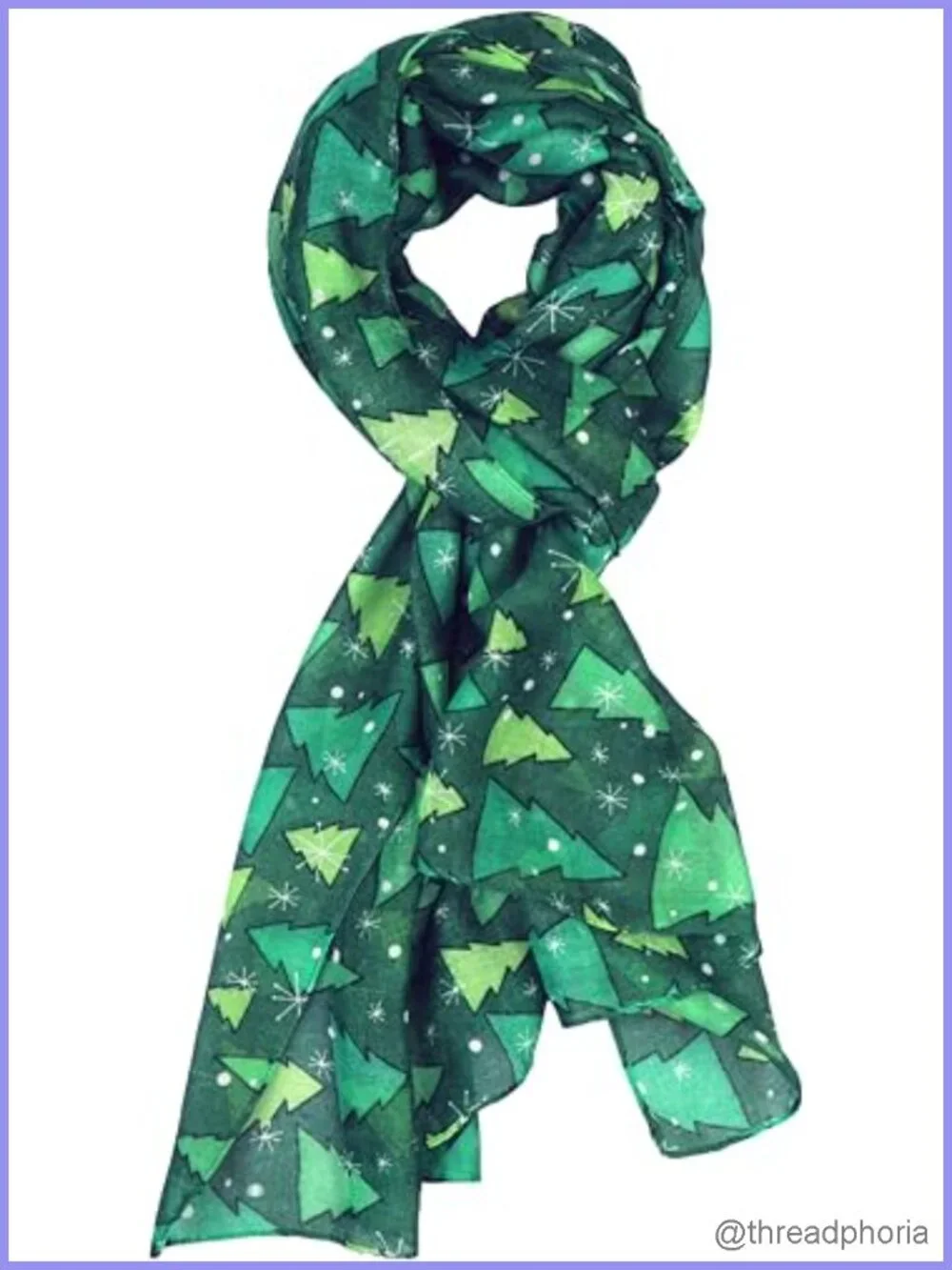 Women's Lightweight Sheer Fashion Scarf 2 Pack Holiday Gift Wrapped Soft Winter
